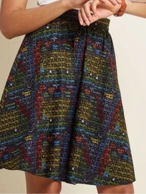Retrolicious Periodic Table Skirt Medium